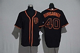 San Francisco Giants #40 Madison Bumgarner Black Alternate New Cool Base Stitched Jersey,baseball caps,new era cap wholesale,wholesale hats